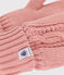 moufles enfant garçon-fille rose SALINE