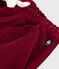 Pantalon bébé en velours uni AMARANTE