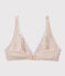 Soutien-gorge en coton stretch Femme rose FLEUR