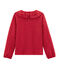 Tee-shirt manches longues enfant fille rouge TERKUIT/jaune OR