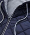 Coupe vent chaud long mixte bleu SMOKING