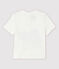Tee-shirt manches courtes en coton bébé garçon blanc MARSHMALLOW