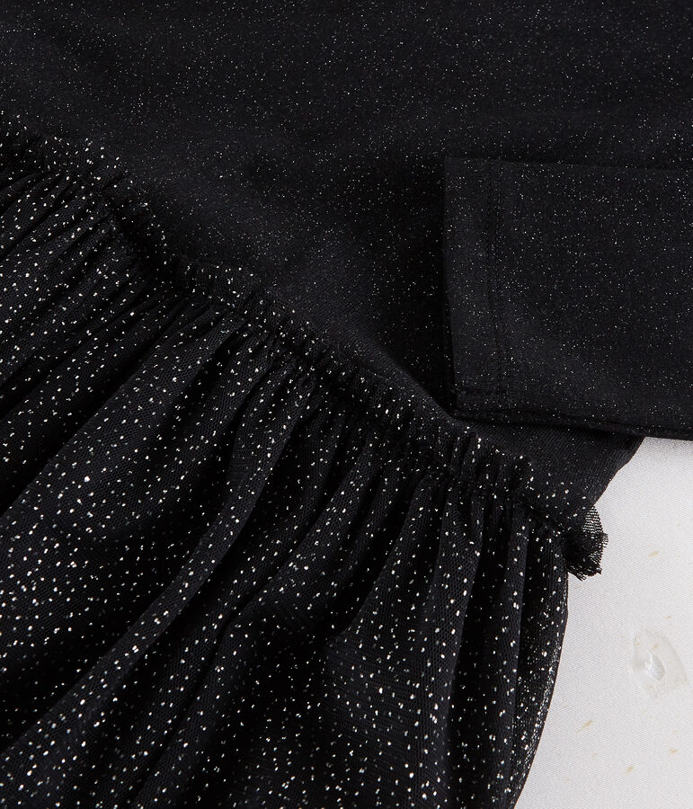 Robe bimati&egrave;re tulle Femme noir BLACK/jaune OR