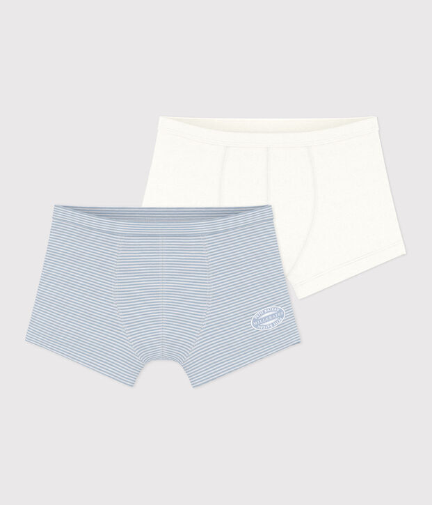 Lot de 2 boxers en coton enfant multicouleur