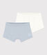 Lot de 2 boxers en coton enfant