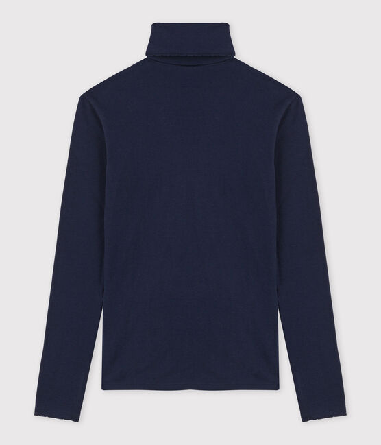 Sous-pull iconique cocotte en coton Femme bleu SMOKING