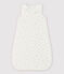 Gigoteuse cerise à collerette bébé en coton biologique blanc MARSHMALLOW/blanc MULTICO
