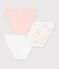 Lot de 3 culottes en coton multicouleur