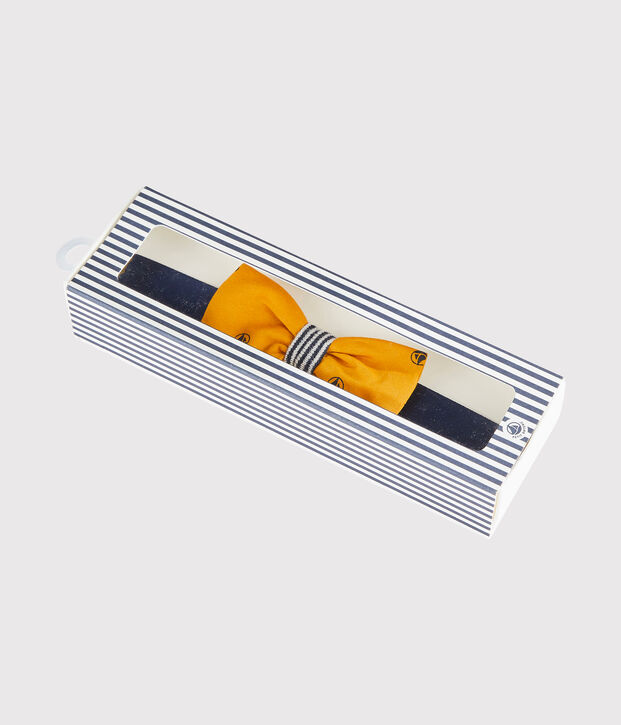 N&oelig;ud papillon enfant gar&ccedil;on jaune