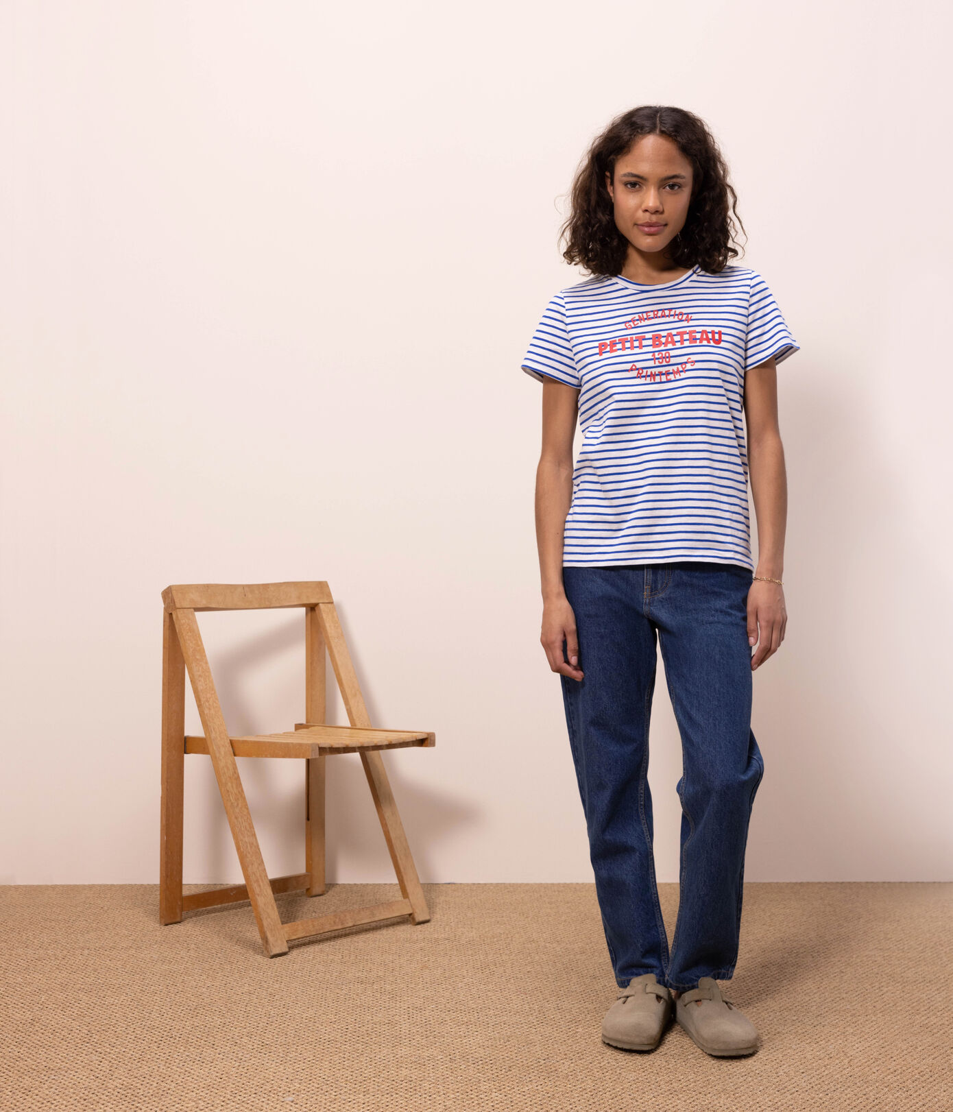T-shirt Femme J.CREW Col Rond Colorblock - Coton - Taille L - Neuf Avec étiquettes