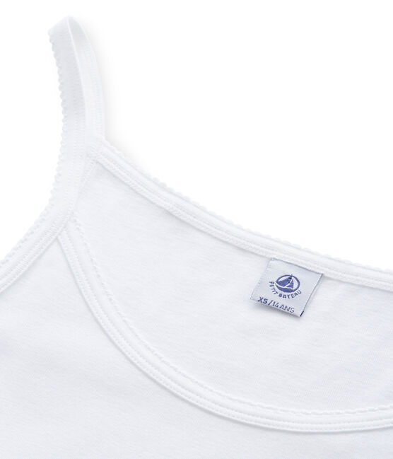 Robe sans manche femme blanc ECUME