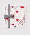 Coffret cadeau naissance cœur variante 1