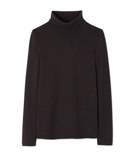 Sous-pull femme uni gris CITY CHINE