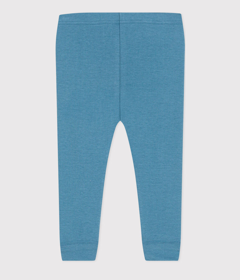 Legging en coton b&eacute;b&eacute; bleu POLOCHON
