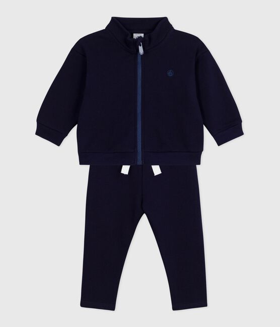 Ensemble sweatshirt et pantalon bébé en coton uni SOIR