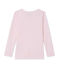 T-shirt fille en laine et coton rose VIENNE/rose GRETEL