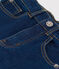 Pantalon droit denim enfant garçon bleu DENIM BRUT