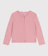 Cardigan enfant en coton uni