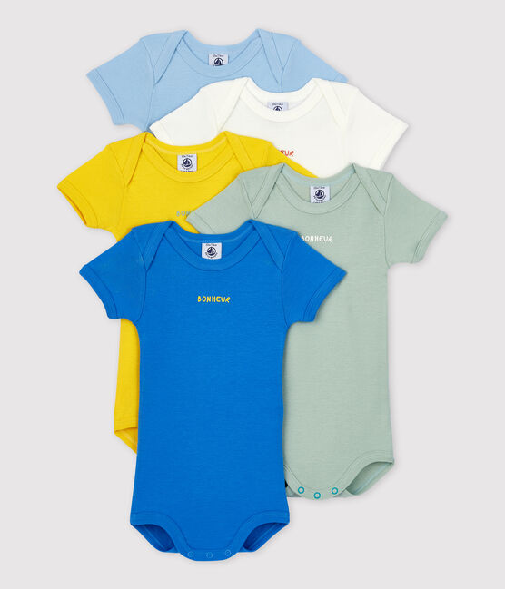 Lot de 5 bodies manches courtes en coton variante 1