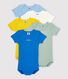 Lot de 5 bodies manches courtes en coton