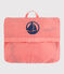 Coupe vent en polyester recyclé enfant fille - garçon rose GROSEILLER/blanc MARSHMALLOW