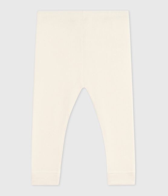 Legging bébé en coton uni écru MILK