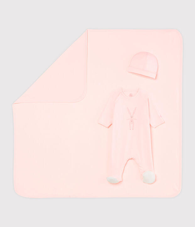 Coffret cadeau naissance en c&ocirc;te multicouleur