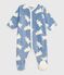 Surpyjama hiver bébé en polaire imprimé ours BEACH/ MILK