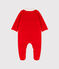 Dors bien bébé à col en velours rouge TERKUIT