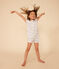 Pyjama short imprimé arc-en-ciel en coton enfant blanc MARSHMALLOW/blanc MULTICO