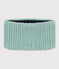 Snood en tricot doublé en polaire bébé/enfant garçon-fille vert PAUL