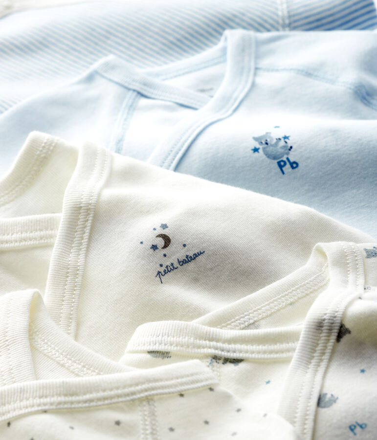 Lot de 5 bodies naissance manches longues b&eacute;b&eacute; multicouleur