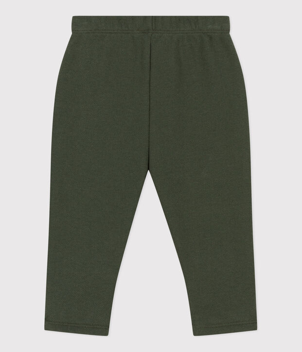 Pantalon en molleton b&eacute;b&eacute; vert