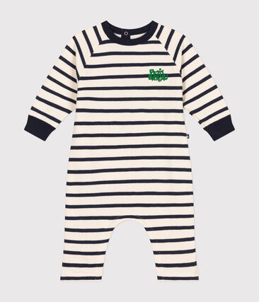 Combinaison longue en molleton bébé