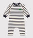 Combinaison longue en molleton bébé