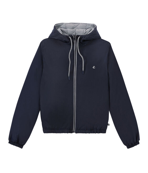 Coupe vent chaud mixte bleu marine