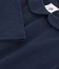 Tee-shirt manches longues coton  enfant fille bleu SMOKING