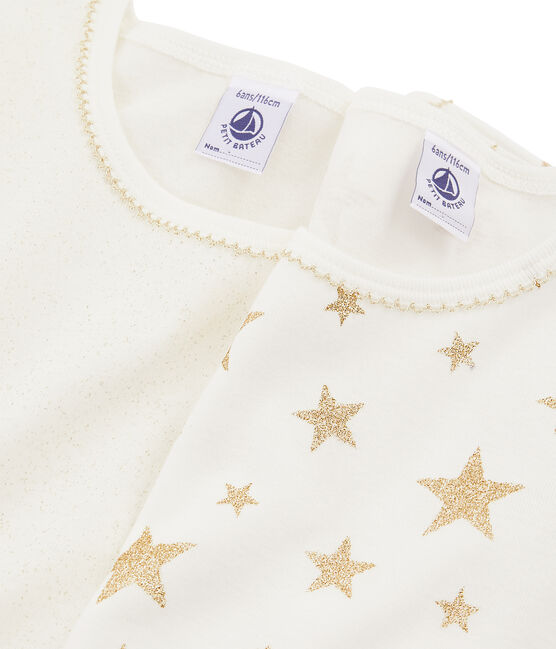 Duo de tee-shirts manches longues petite fille variante 1