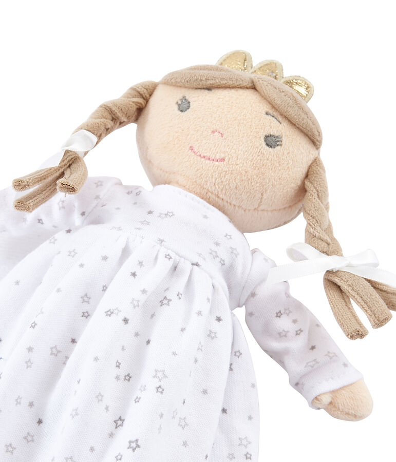 Poup&eacute;e petite fille blanc MARSHMALLOW/blanc MULTICO