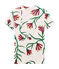 Robe manches courtes blanc MARSHMALLOW/blanc MULTICO