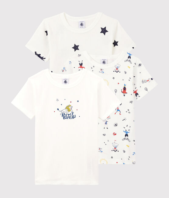 lot de 3 Petit Bateau T Shirt Garçon
