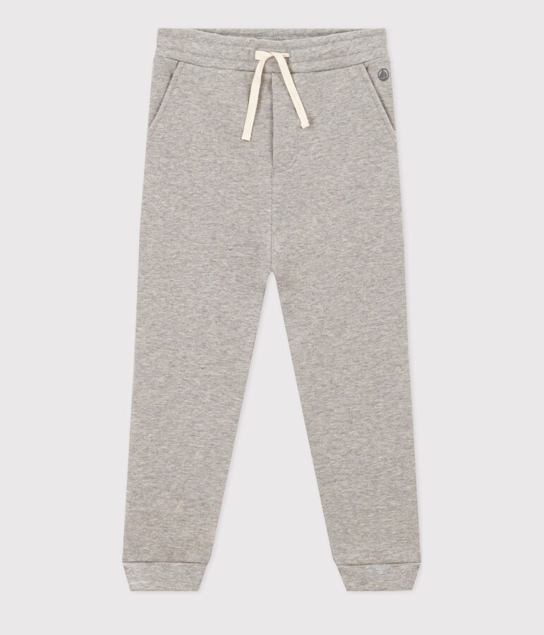 Pantalon de jogging enfant gar&ccedil;on gris CHATON CHINE