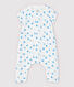 Combinaison longue bateau bébé en tissu couche en coton biologique