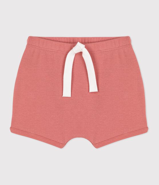 Short bébé en coton bio rose PAPAYE