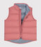 Doudoune sans manche matelassée enfant rose ROSEWOOD