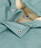 Parka en polyester bébé vert PAUL
