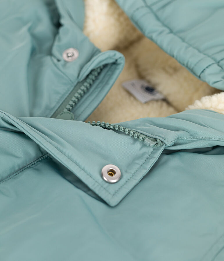 Parka en polyester b&eacute;b&eacute; vert PAUL
