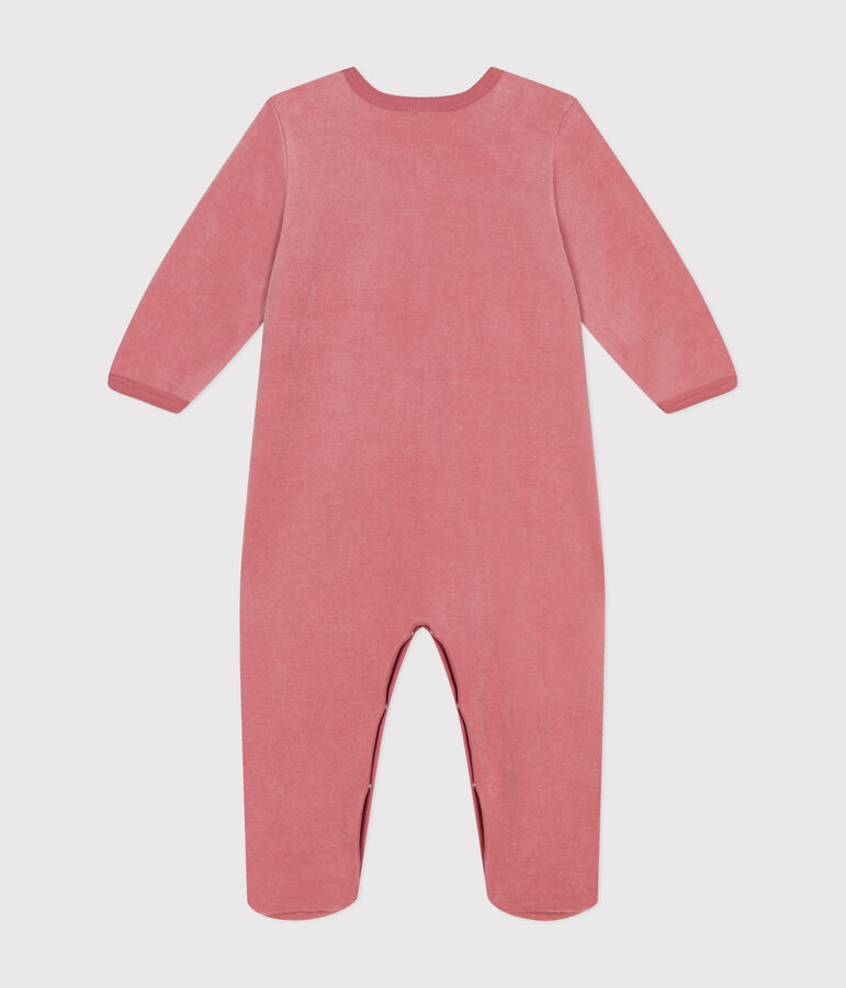 Pyjama en velours b&eacute;b&eacute; rose ROSEWOOD