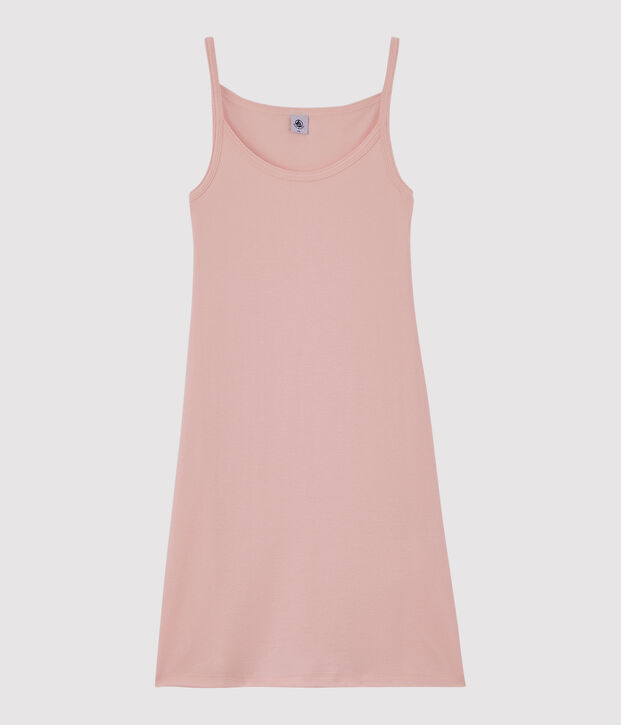 Robe &agrave; bretelles femme rose