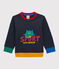 Sweatshirt en molleton bébé. bleu SMOKING